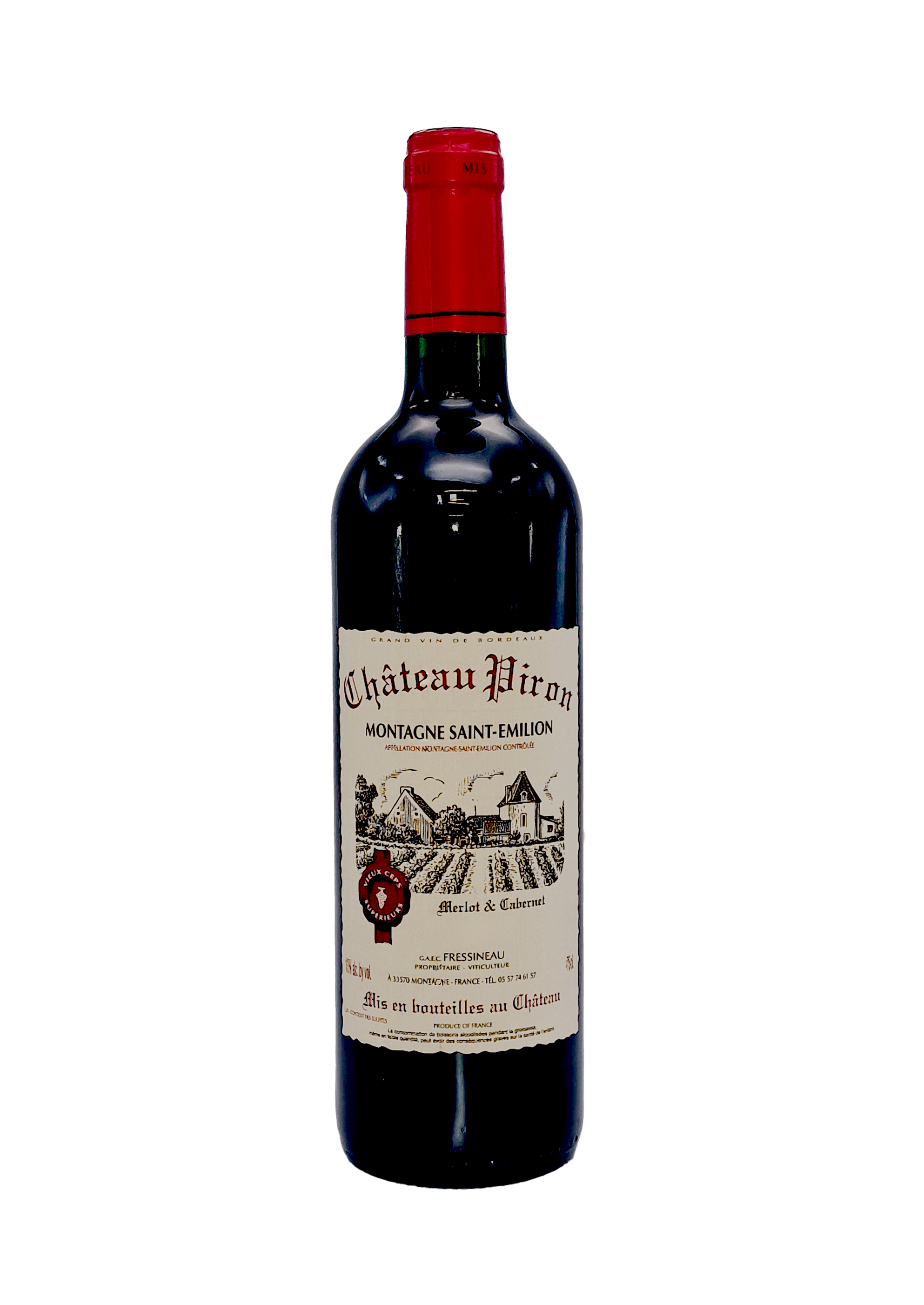 Chateau Piron - Chateau Piron Aop Montagne Saint Emilion - Rouge - 2020 - 0,75