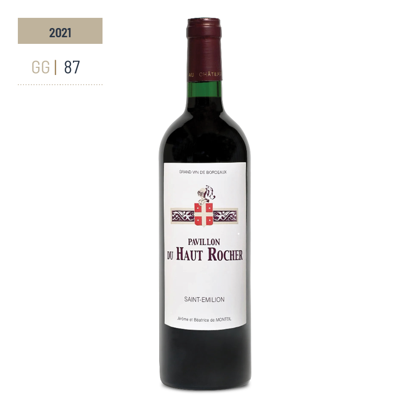Chateau Haut Rocher - Pavillon du Haut Rocher Aop Saint Emilion - Rouge - 2021 - 0,75